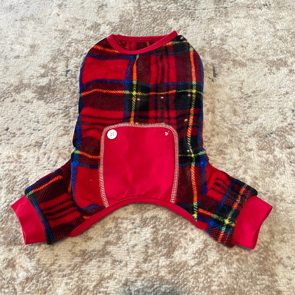Plaid Dog Pajamas